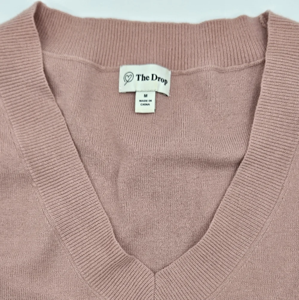 The Drop Women's Mia Bell-Sleeve Deep V-Neck Supersoft Sweater LOT OF TWO Sz M - Picture 8 of 10